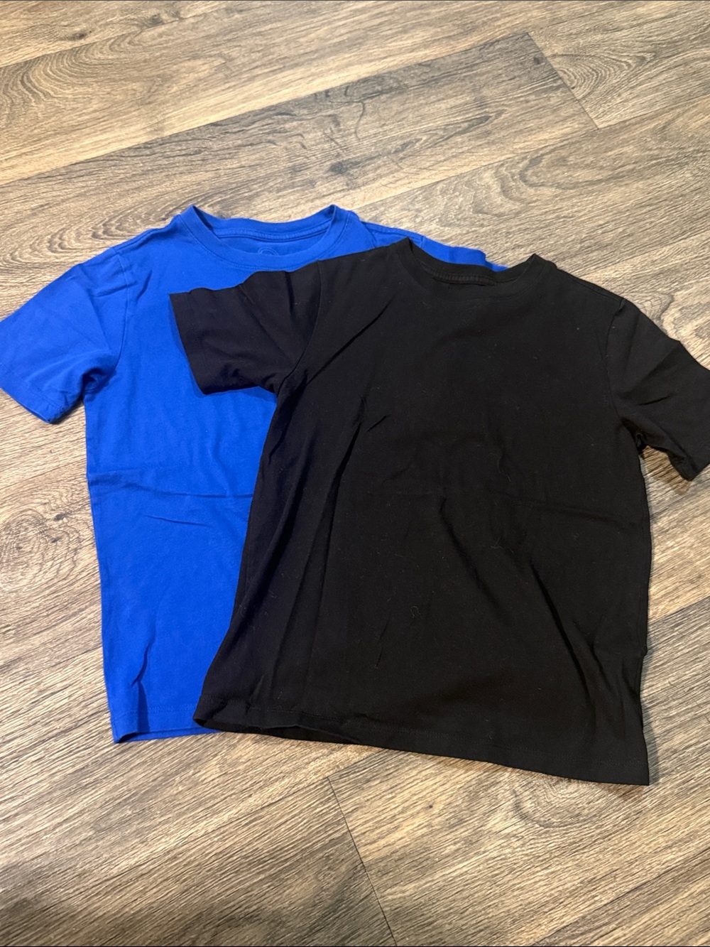 wonder nation Black & Royal Blue Short Sleeve Tees